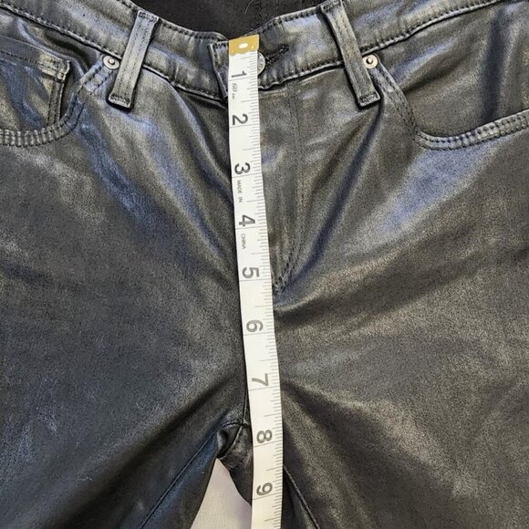 AG The Legging Ankle Moto Super Skinny Ankle Metallic, sz 26 - Picture 6 of 8